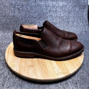 Trask Blaine Venetian Leather‎ Slip On Loafers  Shoes Mahogany Brown Mens Sz 9